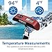 Etekcity Luggage Scale, Digital Weight Scales for Travel Accessories Essentials Suitcases , Portable Handheld Scale with Temperature Sensor, Rubber Paint, 110 Pounds, Battery Included