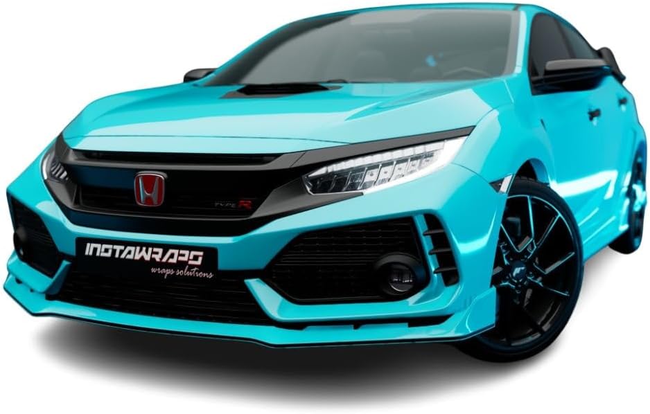 3M Car Wrap Roll 2080 High Gloss Sky Blue | HG77 | (5ft x 2ft (10 Sq/ft)) | Automotive Vinyl Wrap for Cars - Car Interior Wrap & Exterior | w/Free Instawraps Pro Glove