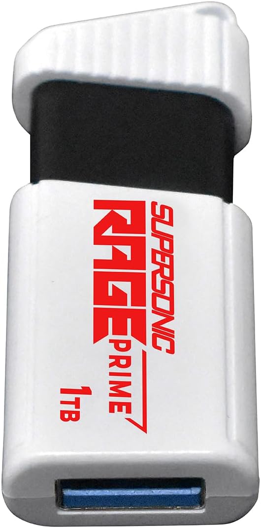 Patriot Supersonic Rage Prime USB 3.2 Gen 2 Flash Drive - 1TB - PEF1TBRPMW32U