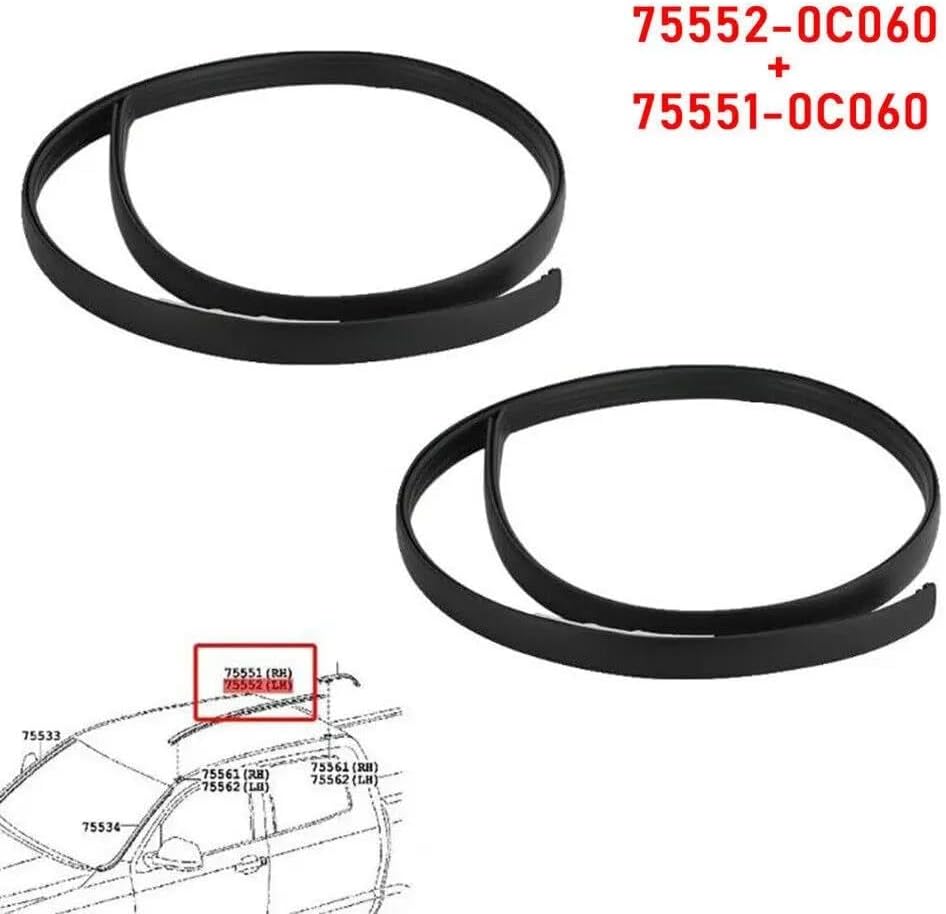 ドアモール 755510C060 755520C060 165cm ために タンドラ ために