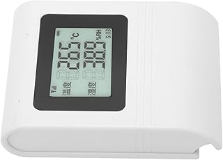 Temperature Humidity Sensor, DC 12V Low Power Consumption Digital Display Humidity Sensor IP65 Protection for Archives(4‑20mA Output)