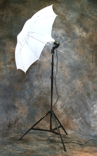 ePHoto Photography Studio Continuous Lighting Umbrella Kit + Free 45 Watts 5500k Fluorescent Photo Lamp Bulb by ePhoto INC Dk1