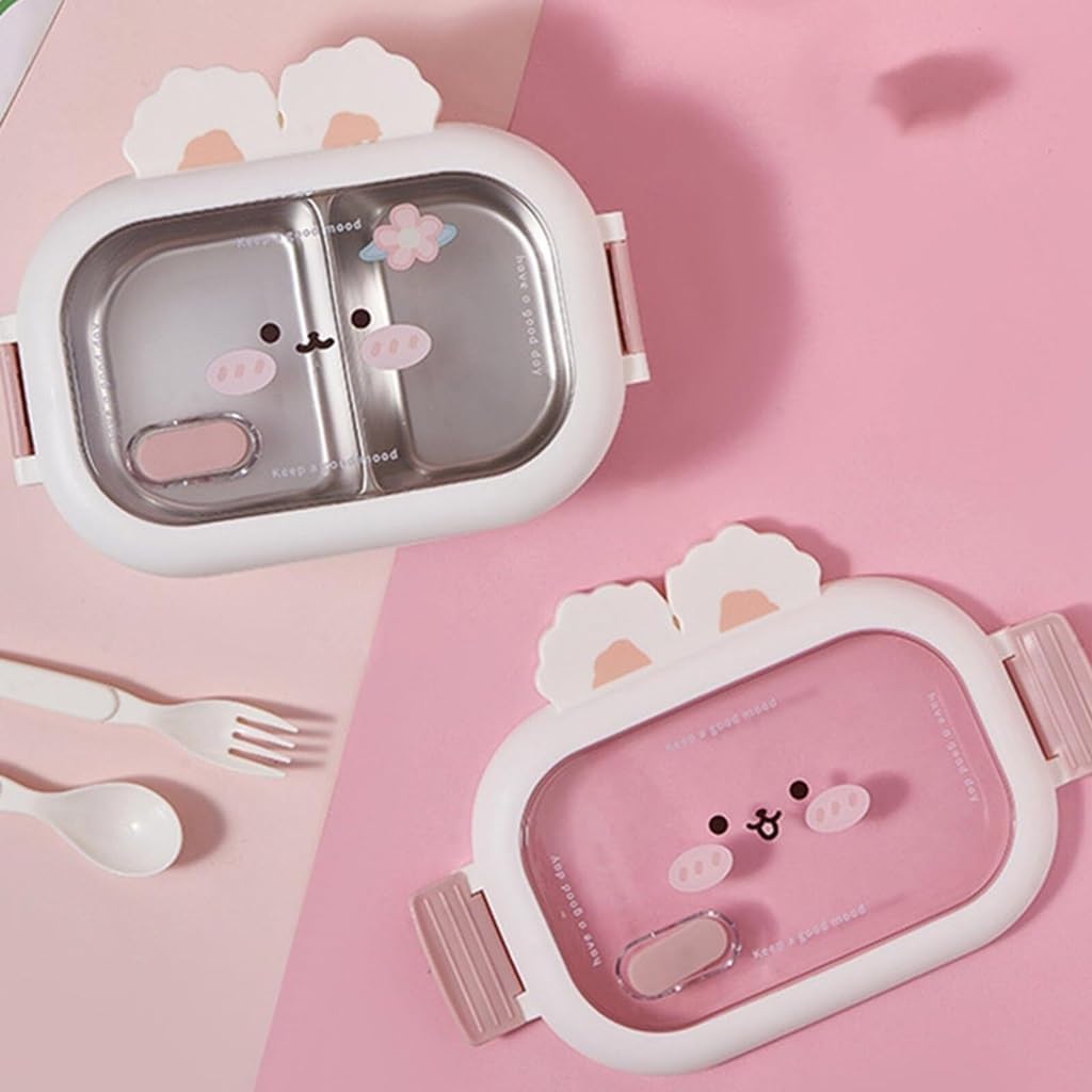 Isolierte, unterteilte Bento-Box aus Edelstahl