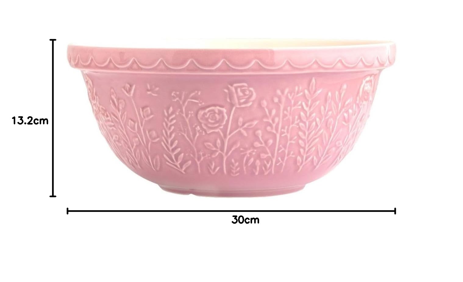 Amazon | In The Meadowミキシングボウル(ピンクローズ)-29cm/4L
