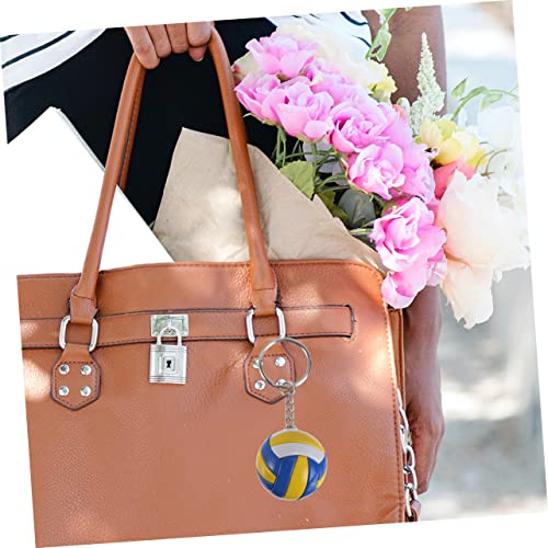 Pendentifs de clé de volleyball, accessoires adorables pour sacs et téléphones