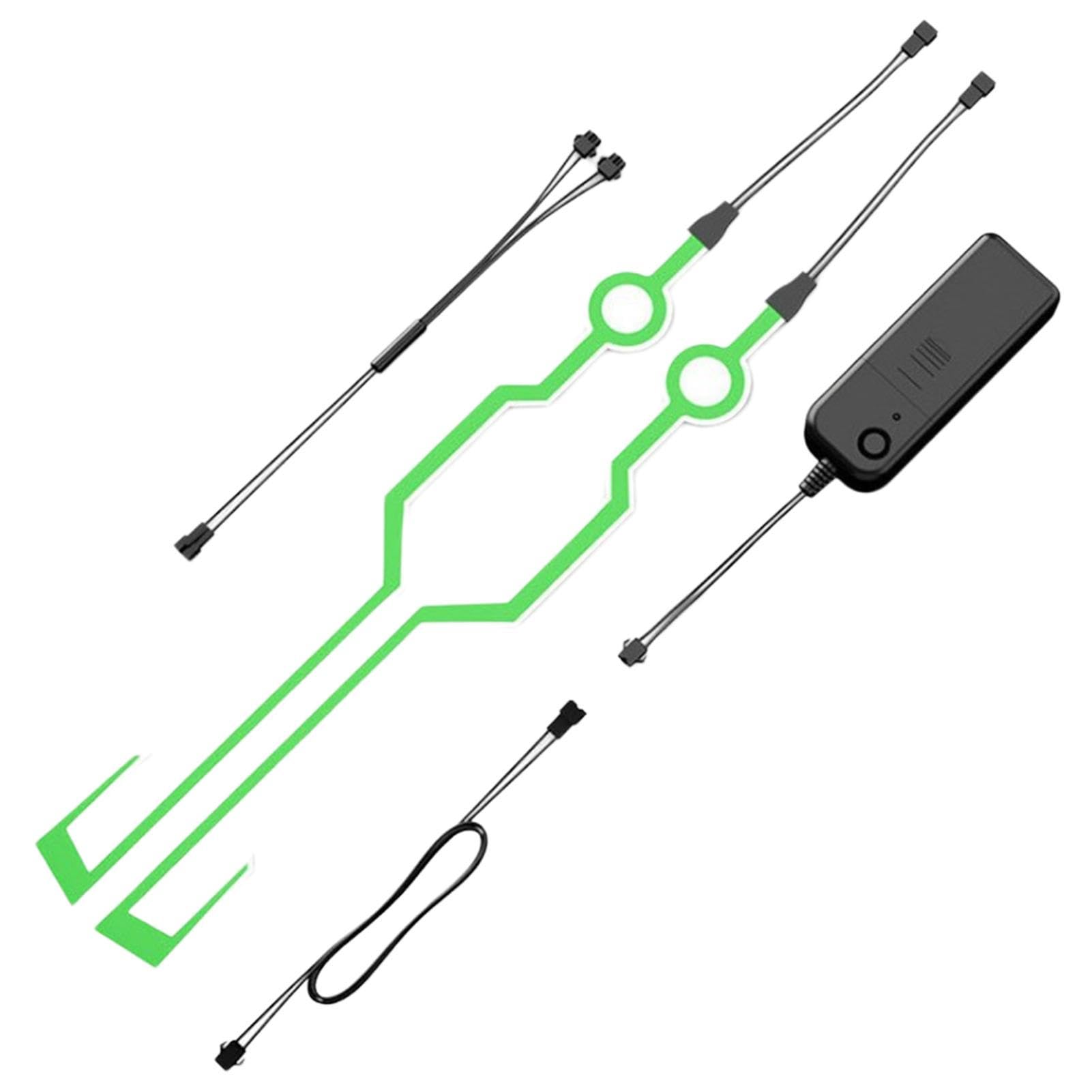 Fukamou Motorcycle Helmets Light Strip | Motorcycle Helmets LED Light For Safety,LED Helmets Light Night Riding Signal Helmets Light Fits Most Motorcycle Helmets