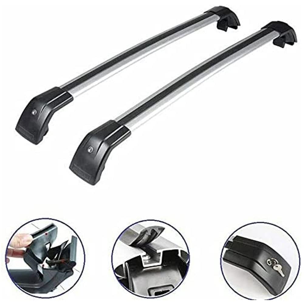 Bagażnik dachowy do samochodu Poprzeczki poprzeczne, Auto poprzeczka Szyny nośne Bagażnik dachowy Top Racks Aluminiowy rowerowy bagażnik dachowy Akcesoria do bagażników