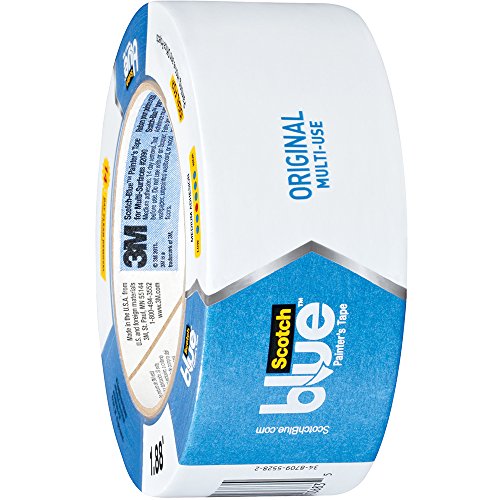 Image of 3M Scotch-Blue 2090 Safe-Release Crepe Paper Multi-Surfaces Painters Masking Tape, 27 lbs /in Tensile Strength, 60 yds Length x 2 inch Width, Blue