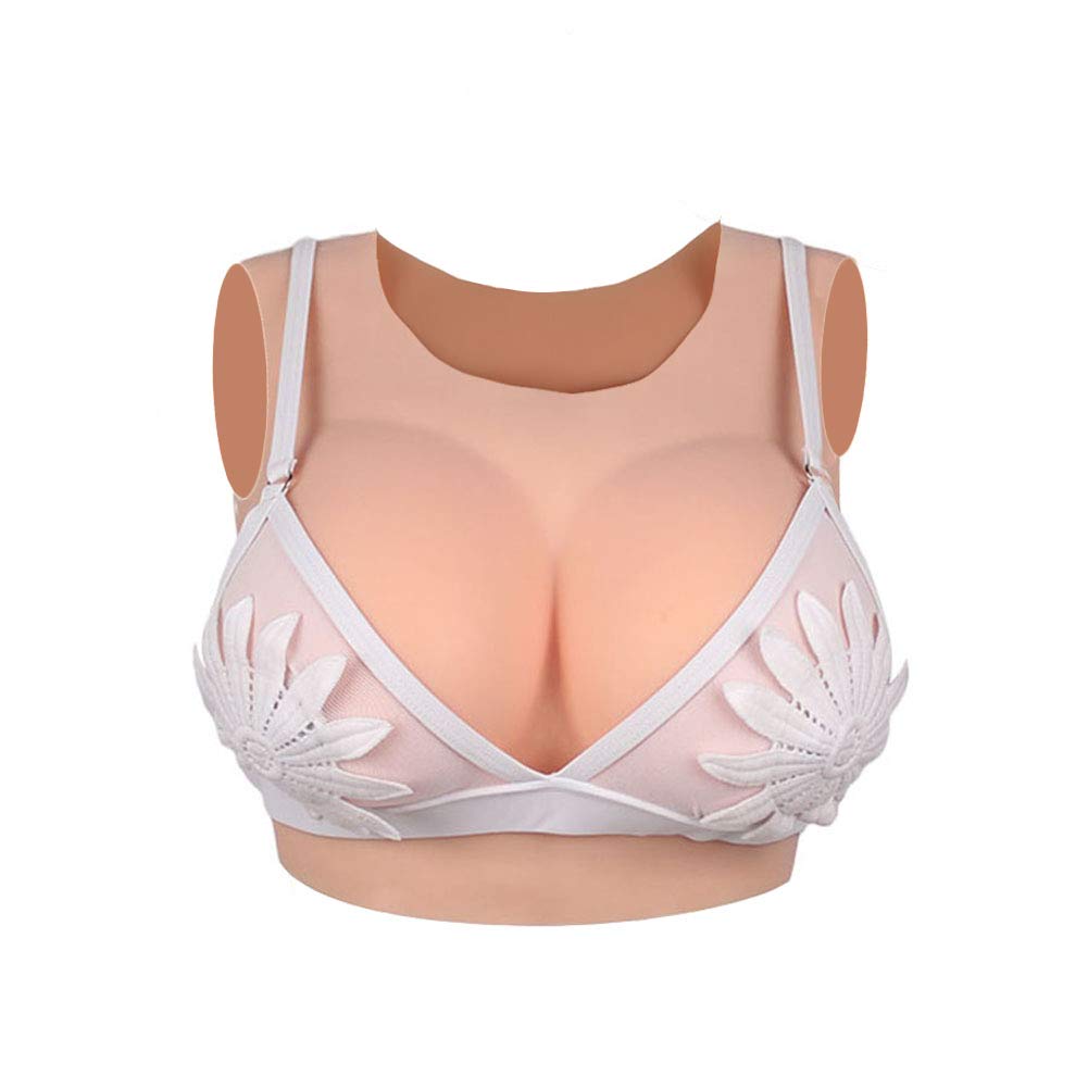 Silicone Breast Forms for Crossdressers C D F Cup Lightweight Fake Breast Plates for Mastectomy Transgender