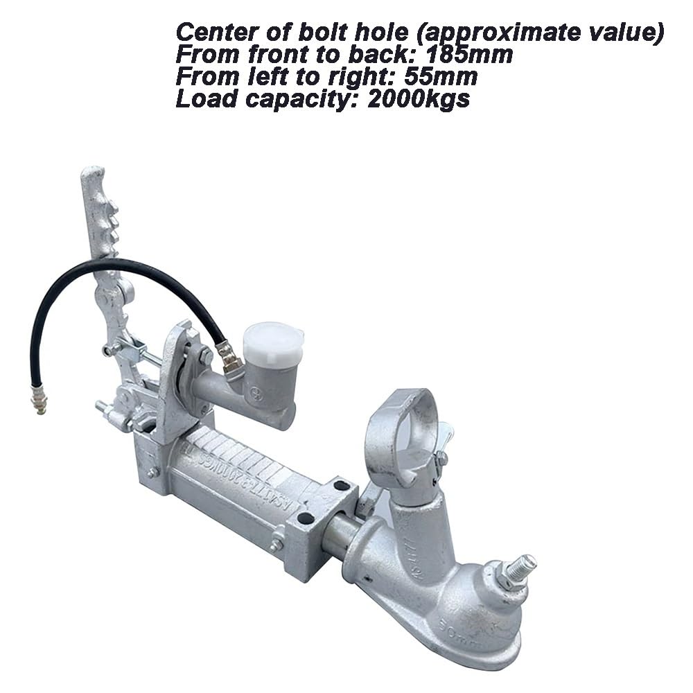 hak holowniczy Hydrauliczny nadrzędny zaczep kulowy do przyczepy 50 mm główny cylinder hamulcowy części do kamperów akcesoria kempingowe elementy przyczepy kempingowej Złącza przyczep
