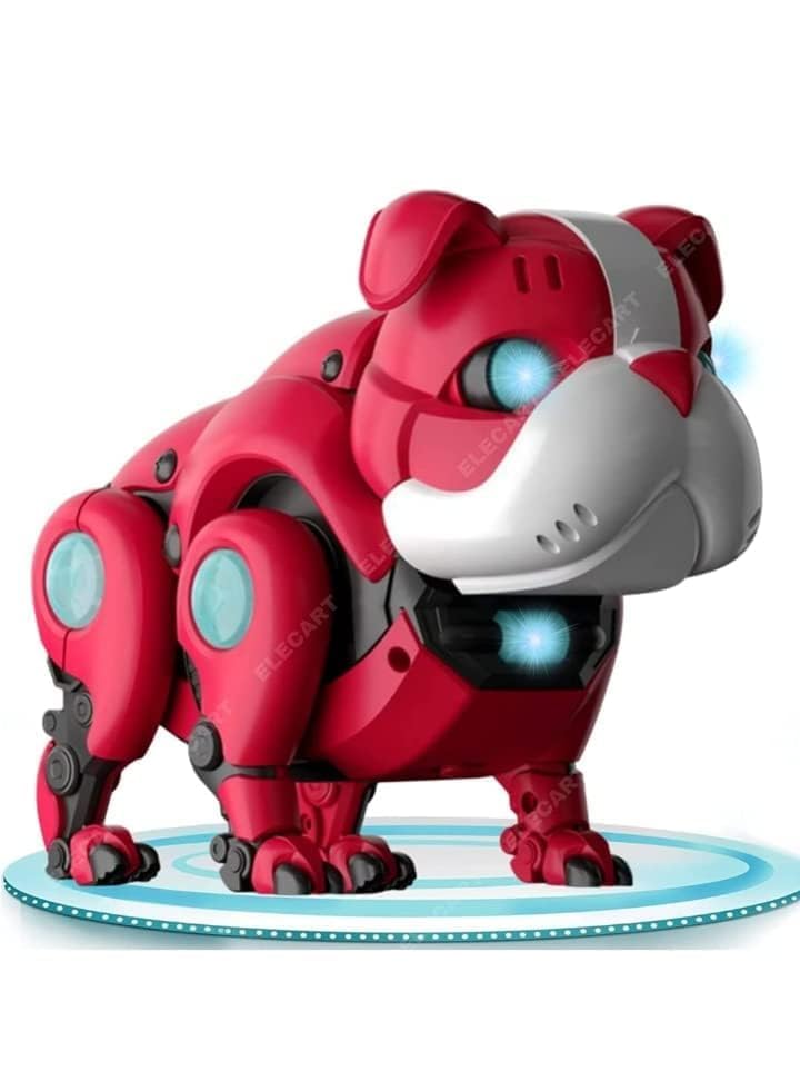 euphoria toys next level quick smart intelligent robot dog and bull dog for kids battery operated toys for children with lights