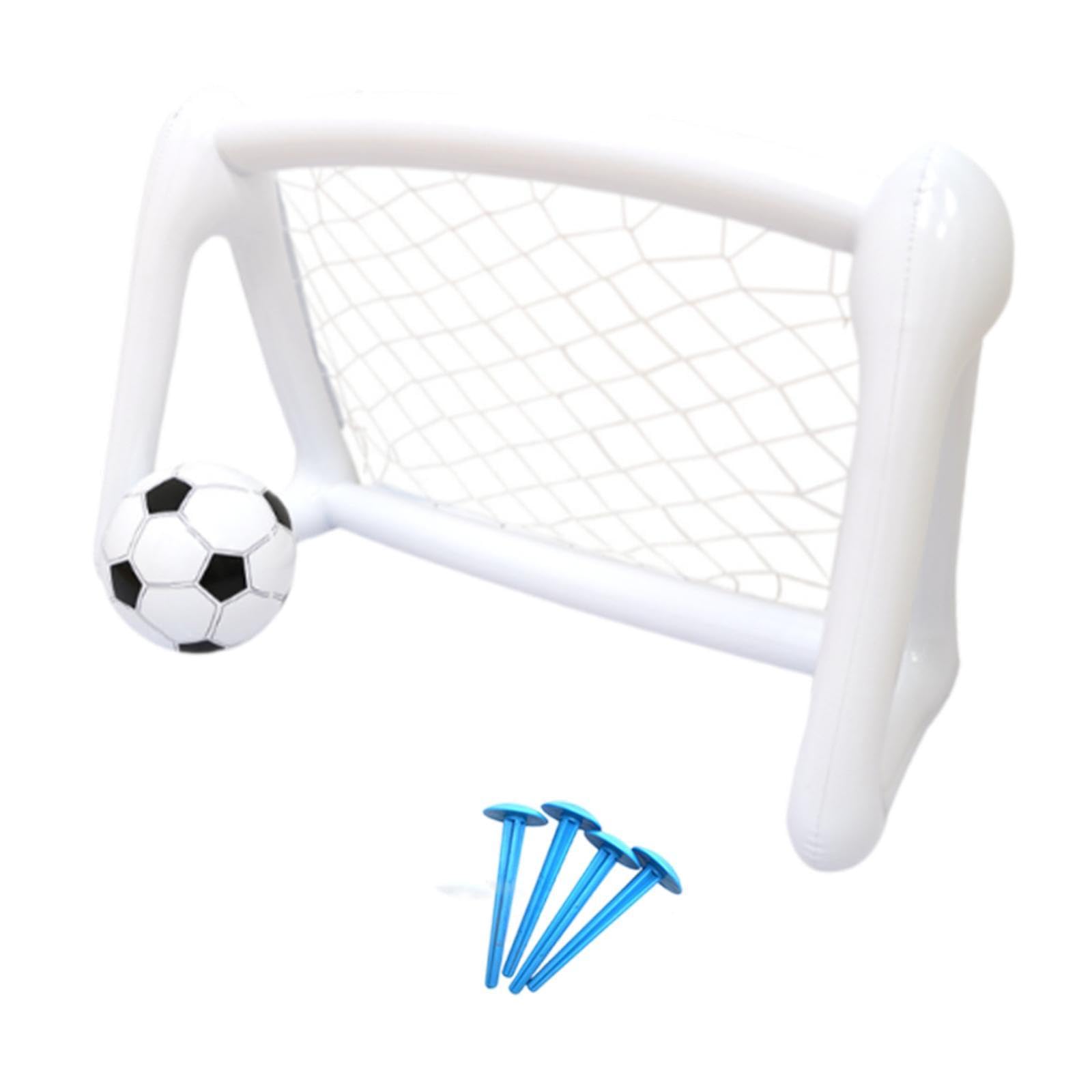 Vaveren Kids Mini Soccer Goal Set with Ground Stakes Portable Soccer Training Mini Soccer Goal with Ball for Gardens Indoor Backyard