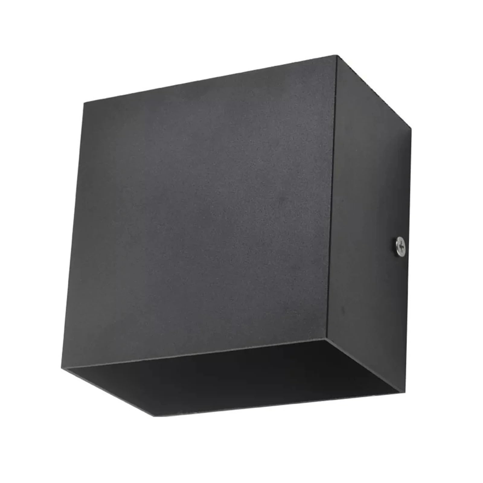 KUNYOS Dimmable 6W 85-265V Cube LED Indoor Lighting White/Black Wall Lamp Modern Home Decoration Sconce(Black,Warm White (2700-3500K)_6W NO DIMMABLE)