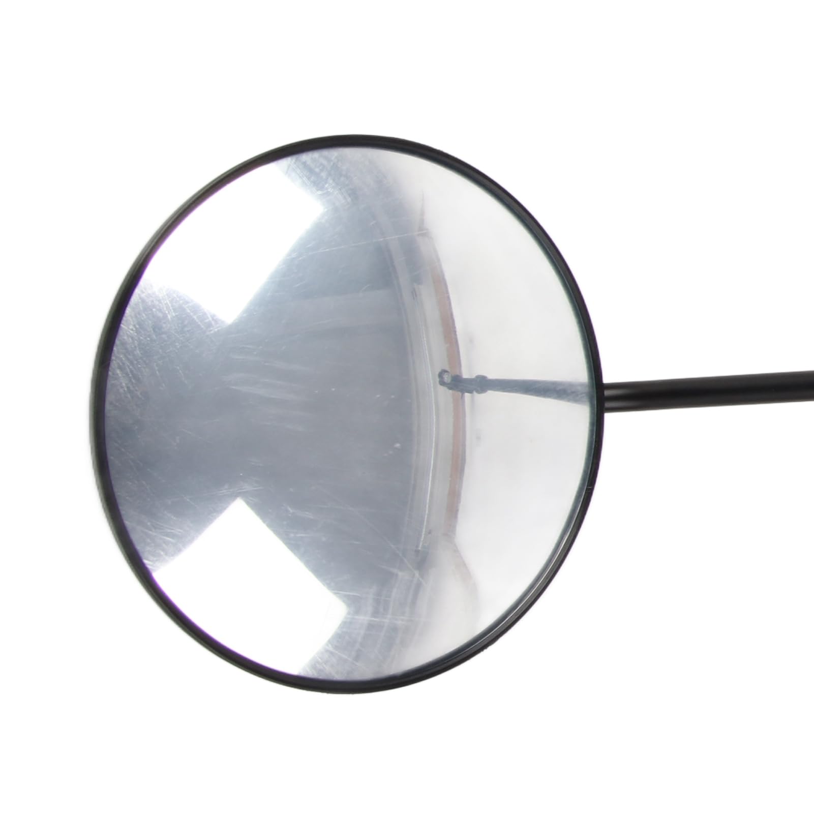 Cocoarm Espejo de Inspección Debajo del Automóvil con Luz LED Espejo de Seguridad Convexo Acrílico Telescópico de ángulo Ajustable de 12 Pulgadas 35.4 a 47.2 Pulgadas para Puntos de Control Aduanero