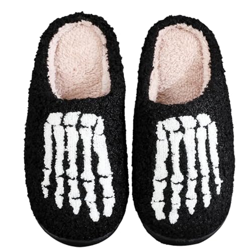 Women's and men's fluffy plush slippers, home slippers, cute warm shoes, indoor and outdoor girls' slippers, memory sponge, retro couple shoes