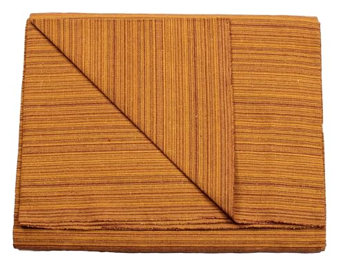 Image of THARUNSHA ELITE 100% Natural Pure Cotton All Weather Blanket /Solapur Bedsheet /Top Sheet /AC Comforter Elegant Design- Single Size 60 inches x 90 inches Set of 1 (Light Yellow)