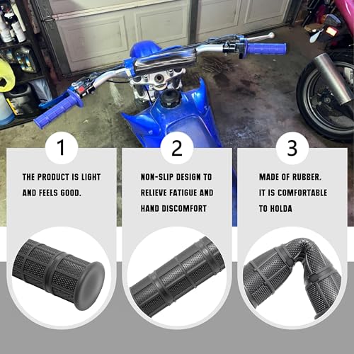 Image of Motorcycle Throttle Assembly,7 /8 inch Quick Twist Throttle Grips with Throttle Cable Aluminum Alloy Universal for CRF KLX SSR TTR 110 125 150 250cc Dirt Pit Bike ATV Mini Bike