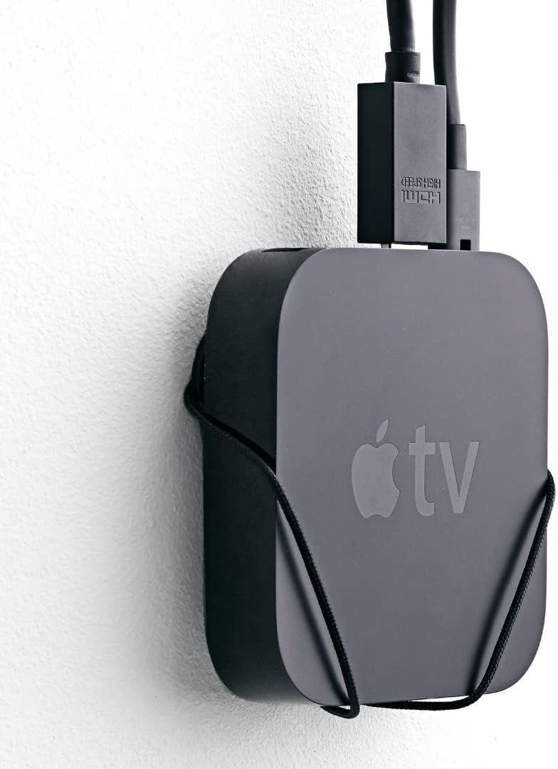 Apple TV Wall Mount by FLOATING GRIP Wall Mount for Streaming Devices Wall