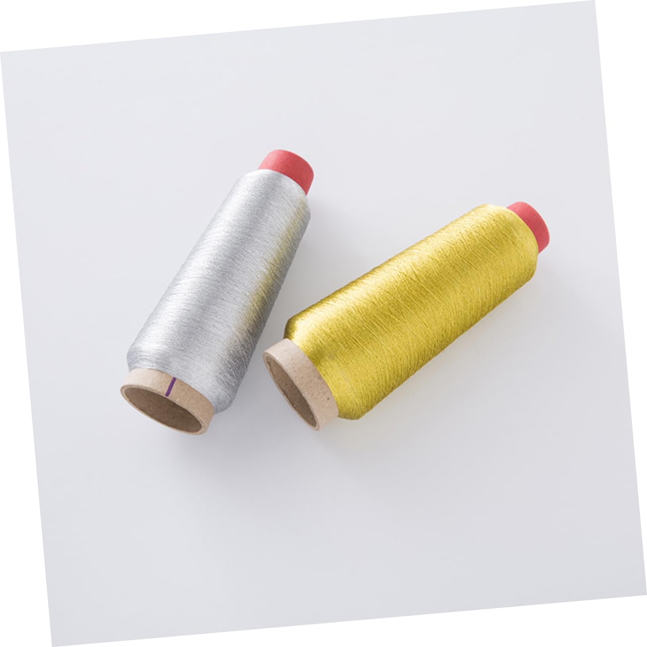 OSALADI Computer Embroidery Thread Set 2 Rolls Colorful Embroidery Floss for Long-Term Craft Use