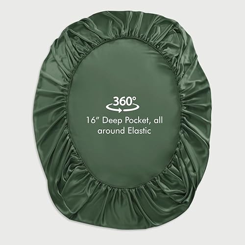 Miniatura 4 de Linenwalas Juego de ropa de cama completo con funda de edredón refrescante con sábana bajera de bolsillo profundo, 100% rayón orgánico derivado del