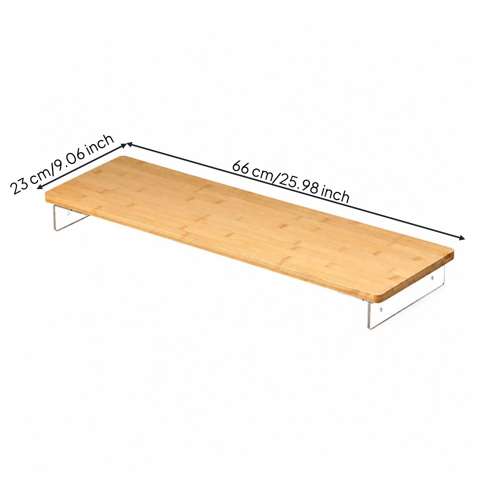 Rehaueur Moniteur Bureau à Un Étage Support D'écran Plateau en Indéformable, 66CM
