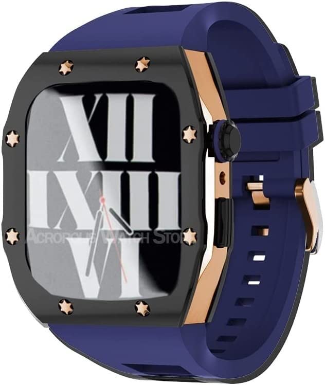Kit de Modification EZZON 45mm en Acier Inoxydable pour Cadre Apple Watch