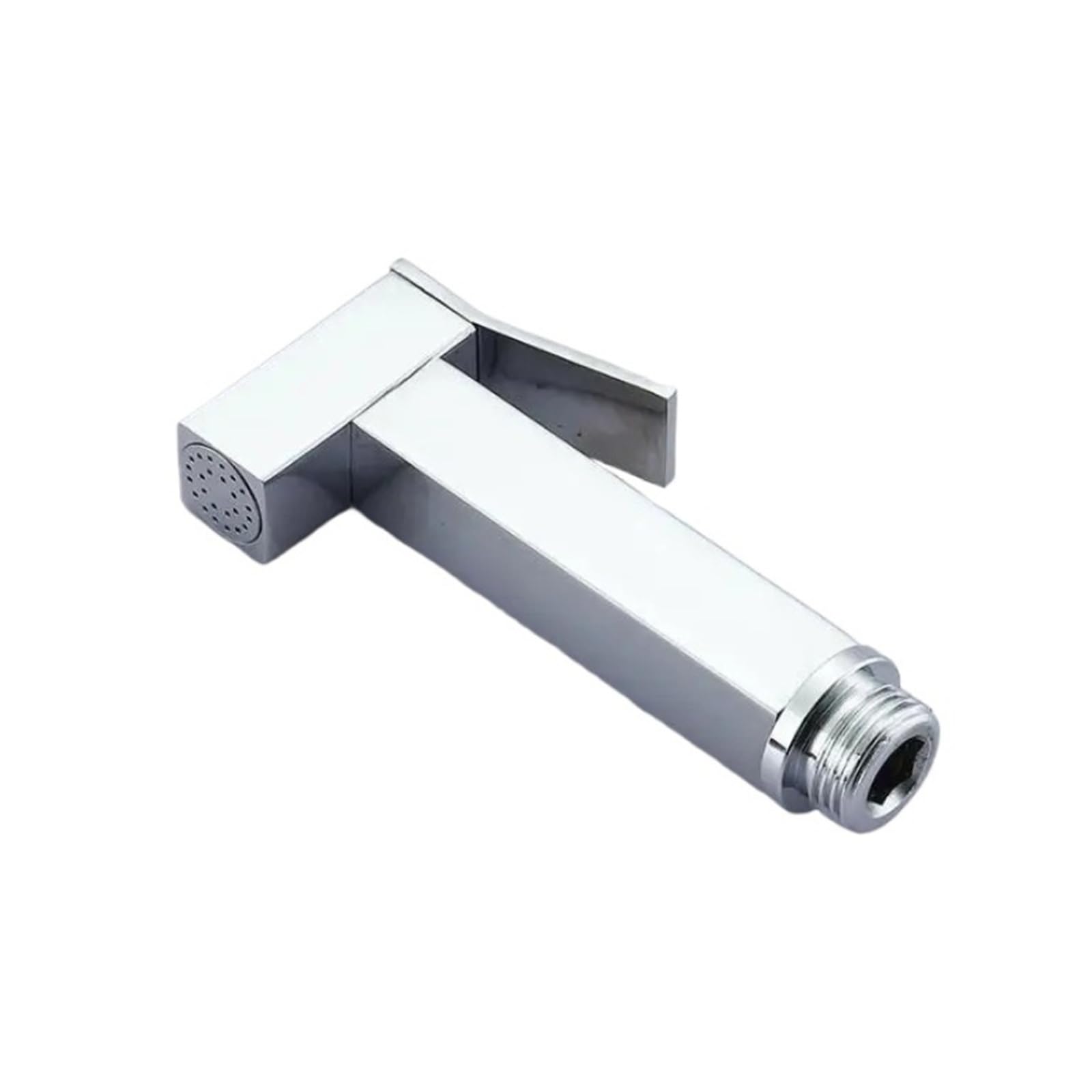 Bvhisehp Chrome Brass Bidet Spray Gun High Pressure Toilet Flusher Spray Faucet Set(Chrome)