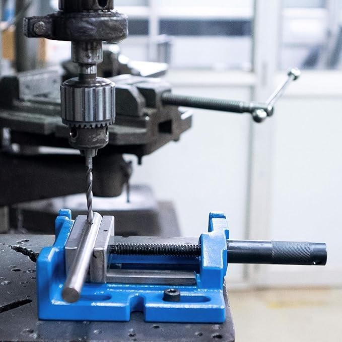 Unigrip 3 Way drill press vice vise | High accuracy | Hi-grade cast Iron II Heavy Duty (4'' (100MM))