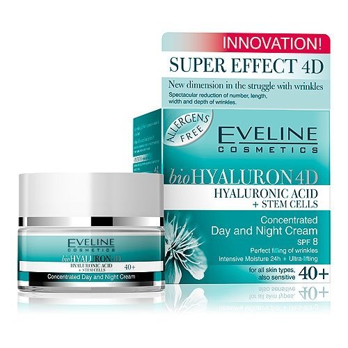 Biohyaluron Concentrated Face Day and Night Cream 40+ for All Skin Types, Also Sensitive 50 Ml