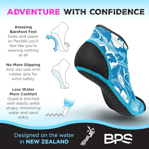 Image of BPS 'Aqua Series' 3mm Neoprene Water Socks for Sand, Beach, Soccer, Volleyball, Wetsuit Booties