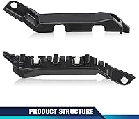 Vista 2 de PIT66 Juego de 2 soportes de parachoques delantero compatibles con Elantra Value Edition GLS GS SE 2011-2016, lado delantero izquierdo y derecho