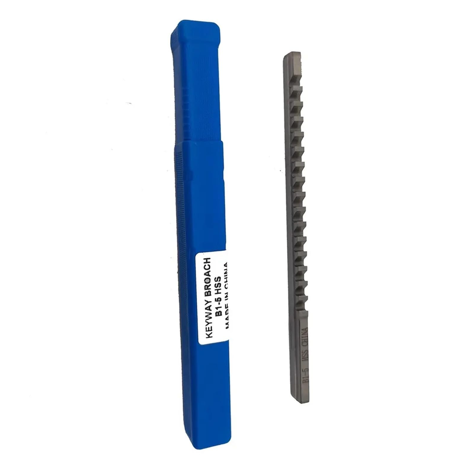 Brocha de chavetero de empuje B1 de 5 mm, tamaño métrico, con cuña, de acero de alta velocidad for máquina herramienta de corte CNC para metalurgia, torno