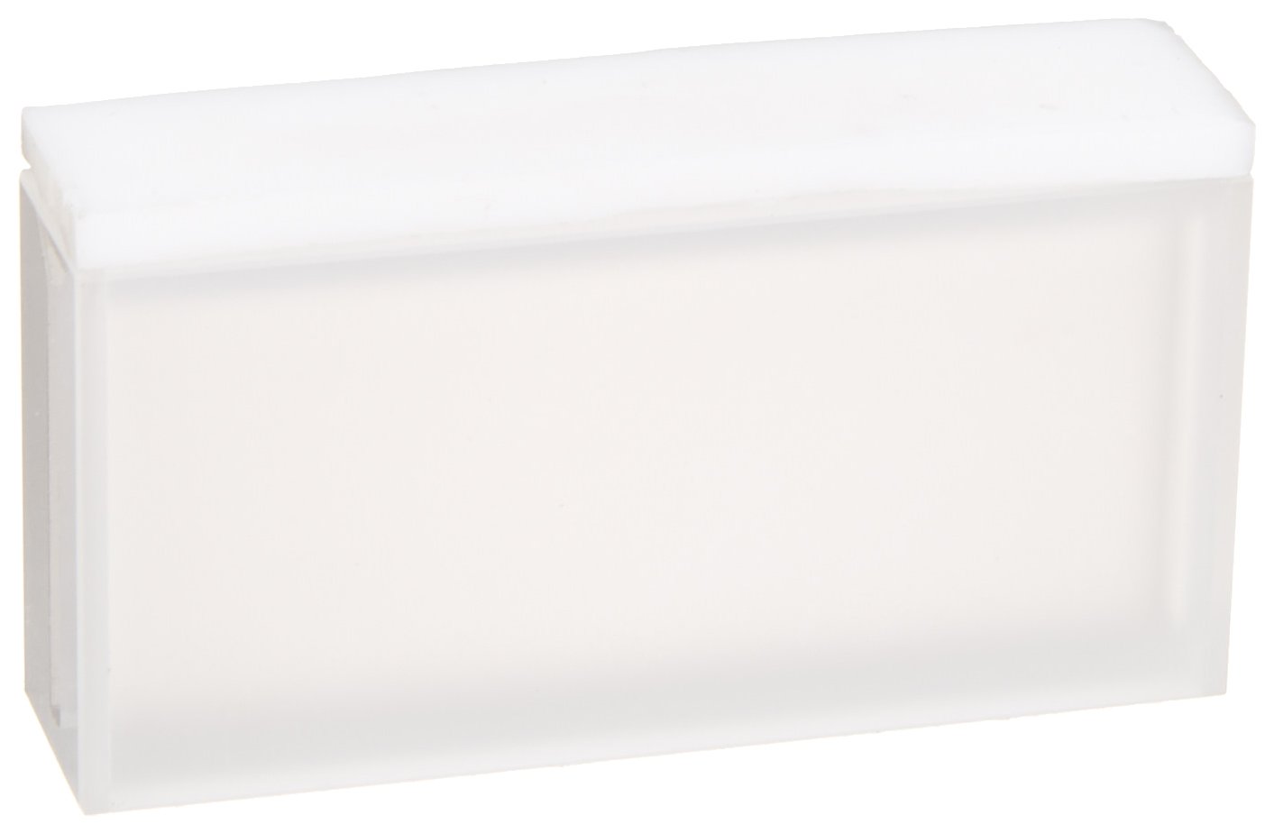 Varsal Type 17-G-50 Optical Glass Micro Short Rectangular Spectrophotometer Cell with Lid, 50mm Pathlength, 1.2ml Capacity, 360nm to 2500nm Range (Case of 1)