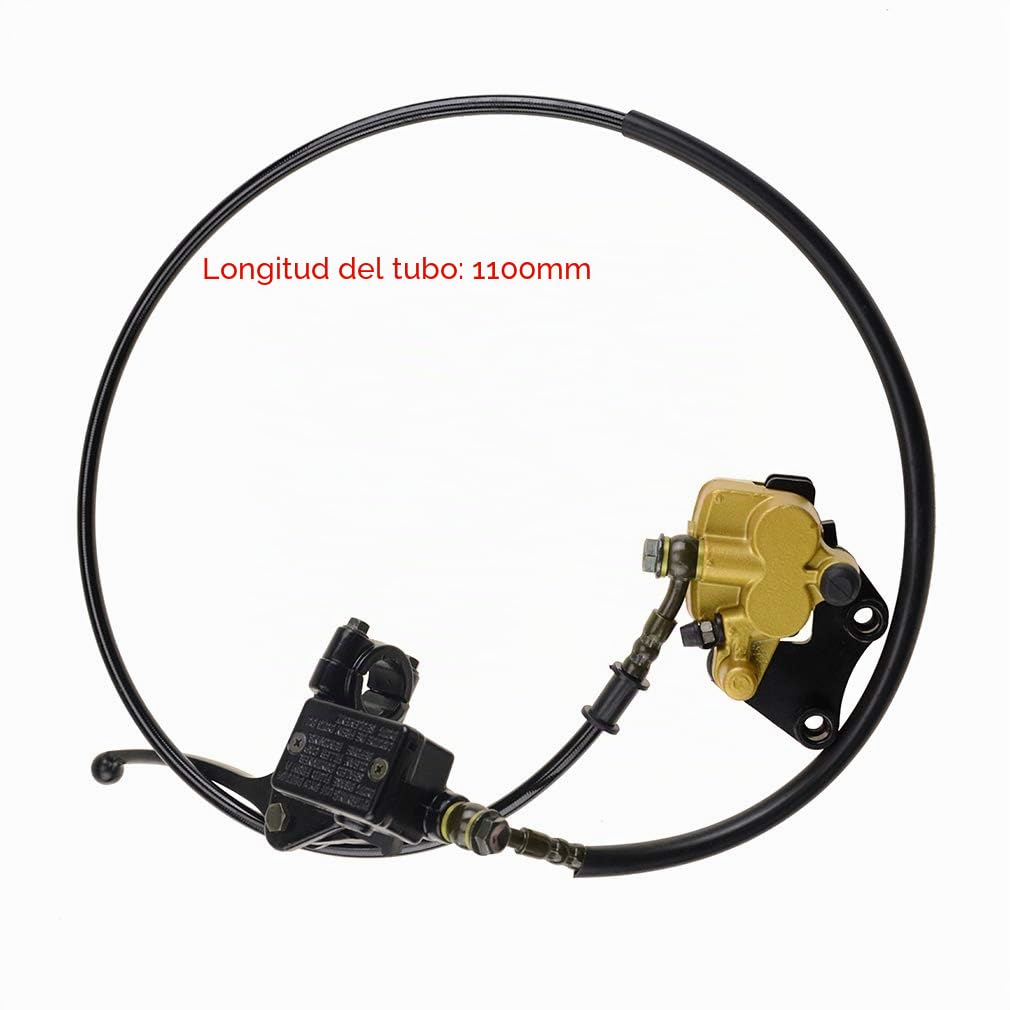 GOOFIT Front Hydraulic Disc Brake Master Cylinder Assembly Caliper Assembly Replacement For 50cc 70cc-150cc Dirt Bike Pit Bike ATV