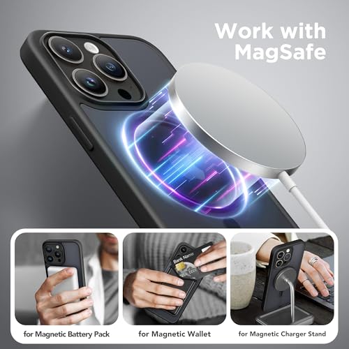 Coque iPhone 14 Pro Max antichoc de qualité militaire MagSafe