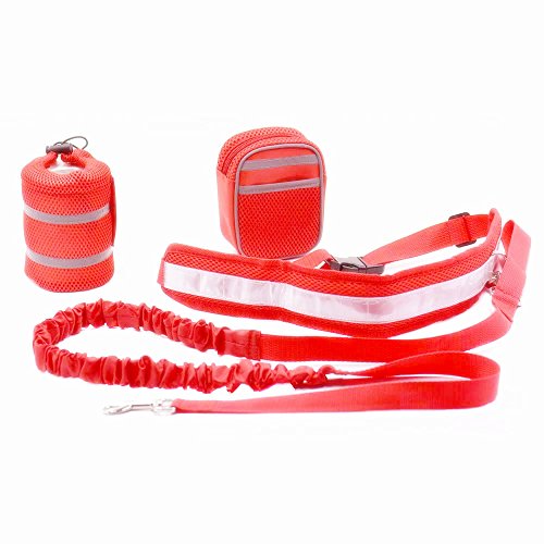 homozy – Tênis elástico de nylon para corrida e caminhada – Vermelho, 145 – 190 cm