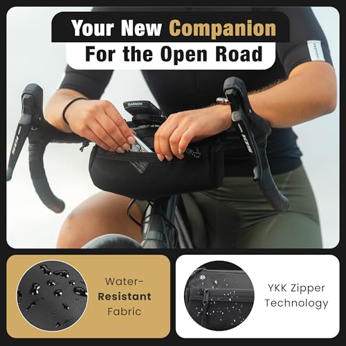 Image of Lumiere & Co. Handlebar Bag (black, Medium)