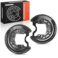 Frankberg 2x Ankerblech Deckblech Hinten Links Rechts Kompatibel mit A3 8P1 1.8L-3.2L 2003-2012 Golf V 1K1 1.9L 2.0L 2004-2008 C.a.d.d.y Alltrack MPV SAB 2.0L 2015-2024 Replace# 1K0615611N