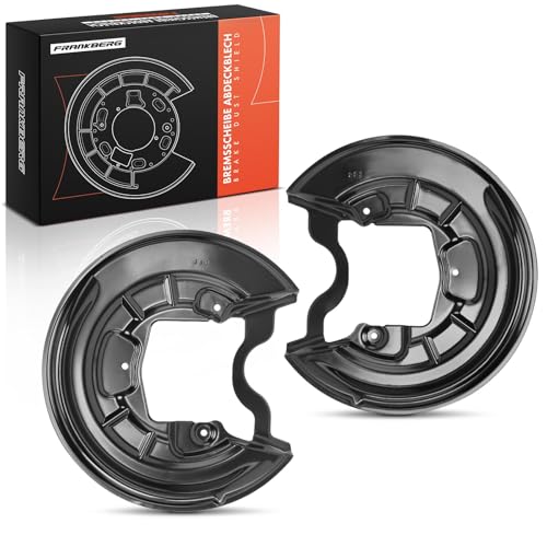 Frankberg 2x Ankerblech Deckblech Hinten Links Rechts Kompatibel mit A3 8P1 1.8L-3.2L 2003-2012 Golf V 1K1 1.9L 2.0L 2004-2008 C.a.d.d.y Alltrack MPV SAB 2.0L 2015-2024 Replace# 1K0615611N