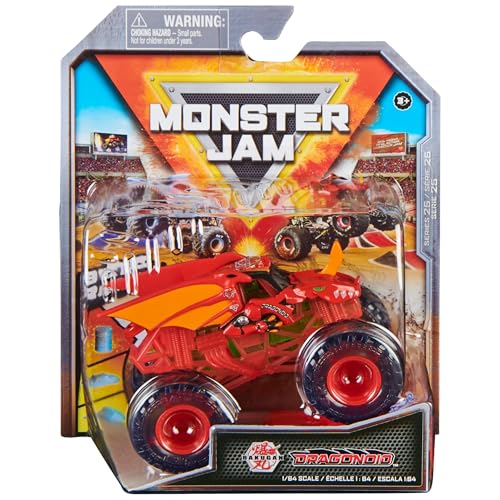 Accessorio ufficiale Monster Jam Truck e Stunt: domina tutto ciò che ti incontra con il tuo monster truck Monster Jam in scala 1:64. Ogni camion include una canna, una rampa o un accessorio per auto schiacciato per acrobazie epiche!