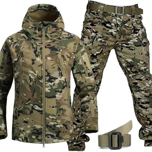 Tactical Suit, Militärische Taktische Herren-Kampfuniform wasserdichte Armee-Kampfanzug-Sets...
