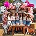 CrazyJan 2PCS Western Long Horn Cow Balloons Cowboy Longhorn Foil Balloons for Cowgirl Party Ranch Birthday Last Rodeo Bachelorette Wild West Baby Shower Decorations 25.6