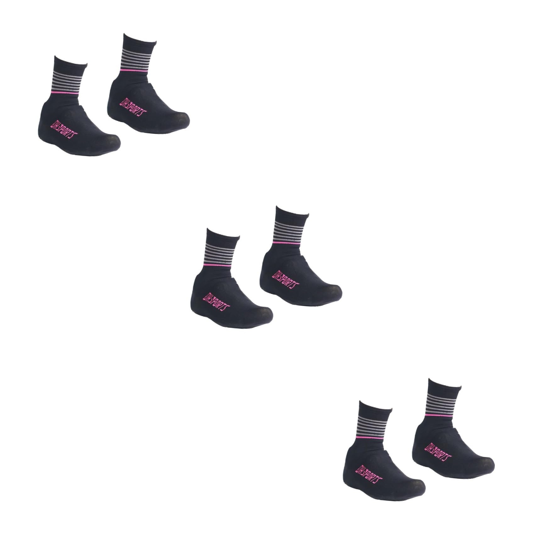 UKCOCO Cubierta De Zapatos De Bicicleta Cubrezapatos De Bicicleta De Carretera Cubrezapatillas De Bicicleta De Carretera Cubrezapatillas De Ciclismo Cubiertas De Zapatos Black