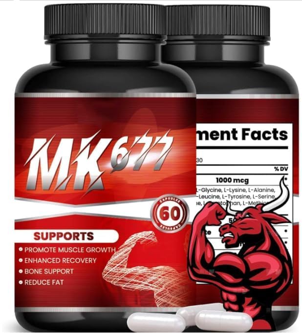 mk677 Sportliche Erholung, geeignet für Männer und Frauen, Kraftsteigerung, Muskelregeneration, vegetarisch, hautfrei,