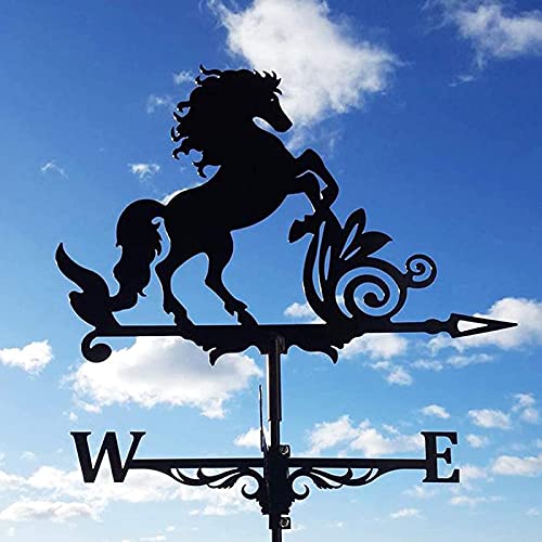 Girouette cheval indicateur de direction du vent pour cour de maison