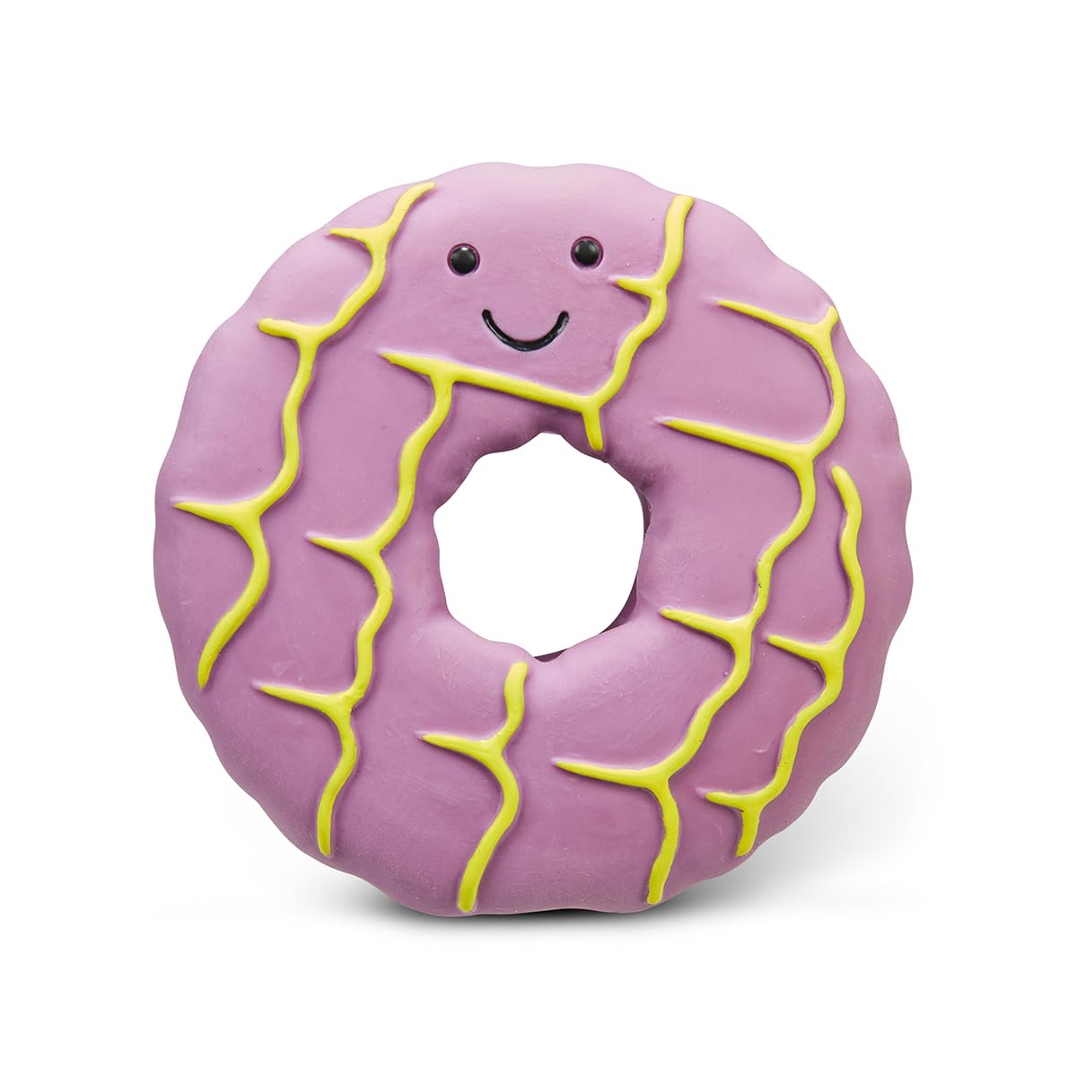 Petface Iced Ring Biscuit Latex Dog Toy - Single Pink