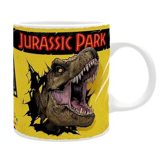 ABYSTYLE JURASSIC PARK Taza Referencias subli