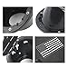 JeCar Fuel Filler Door Cover Aluminum Gas Tank Cap for 2007-2018 Jeep Wrangler JK & Unlimited 2/4 Door