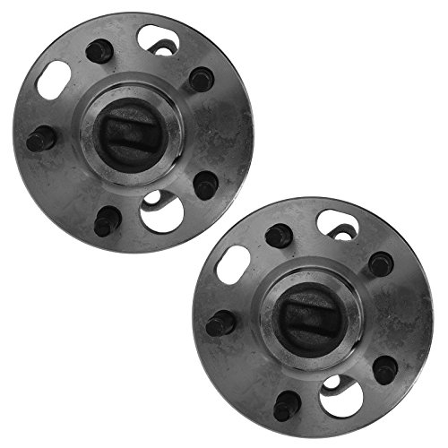 Image of TRQ 2 Piece Rear Wheel Bearing & Hub Assembly Set Compatible with 1991-1998 Buick Skylark 1992-1996 Chevrolet Beretta 1992-2005 Cavalier Corsica 1992-1998 Oldsmobile Achieva Pontiac Grand Am 1992-199