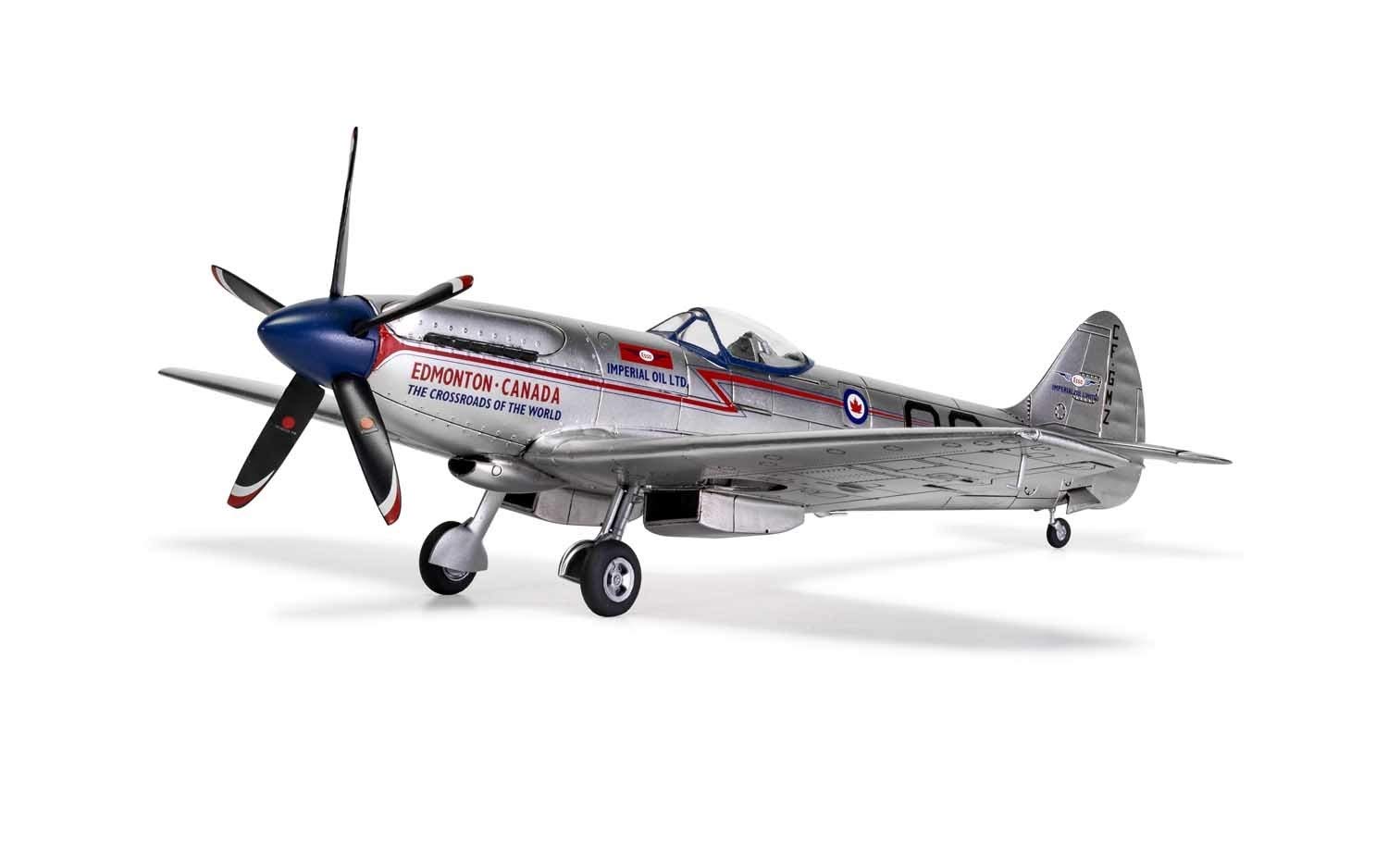Airfix A05139 Supermarine Spitfire MkXIV schematy wyścigowe samolot, 38,1 x 20,32 x 5,08 cm